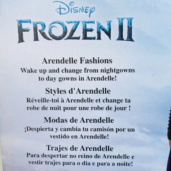 New in Box- Disney Princess Frozen Arendelle Fashions Anna  Doll with 2 Outfits - Picture 7 of 14